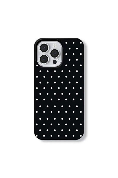 Choice19 iPhone 14 1 Korean INS White Polka Dots Phone Case For iPhone 17 Air...