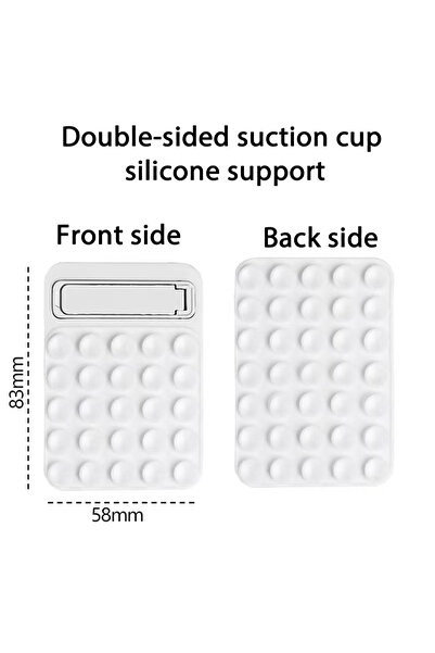 Choice9 White AIPEKE Suction Cup Phone Holder Silicone Suction Phone Holder D...