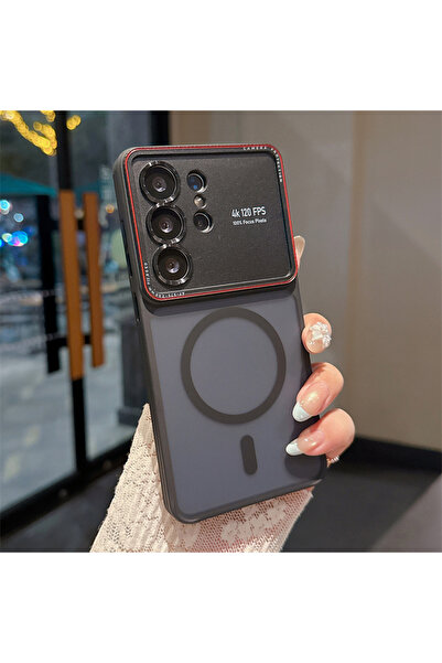 choice2 Galaxy S25 Ultra Black Luxury Translucent For Magsafe Magnetic Phone ...