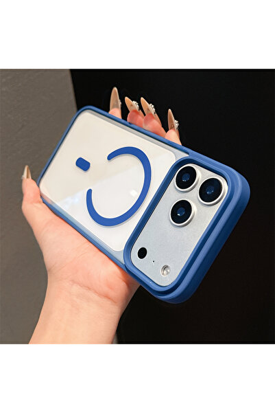 Choice15 iPhone17 Pro Max Blue Luxury Candy Color Magnetic For Magsafe Case F...