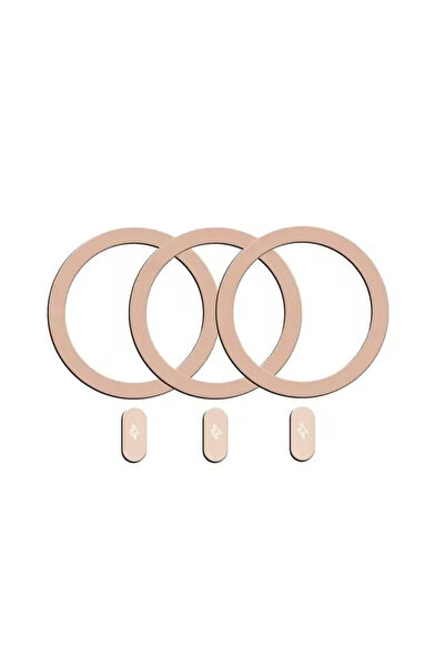 Choice6 3 Gold 1/5PCS Magnetic Sticker Metal Ring for Magsafe Wireless Chargi...