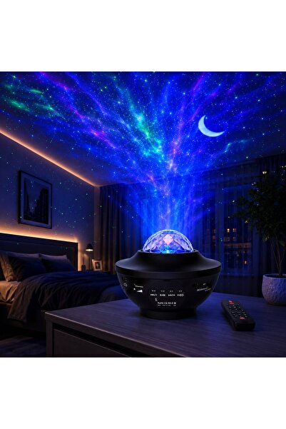 GALAXY GÖKYÜZÜ VE YILDIZ LED BLUETOOTH PROJEKTÖR