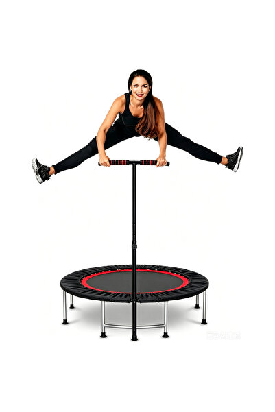 Diason Fitness Trampoline with Adjustable Handlebar, Mini Rebounder Trampolin...