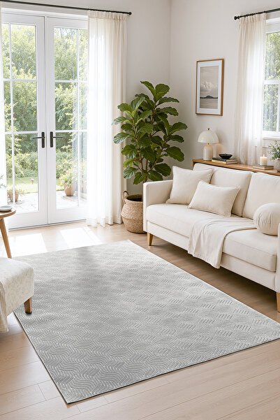venucci home & living Simurg Yumuşak Kaymaz Taban Post Peluş Shaggy Salon Otu...