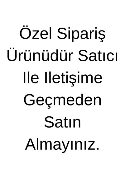 Bamyum Özel Sipariş Ürünü