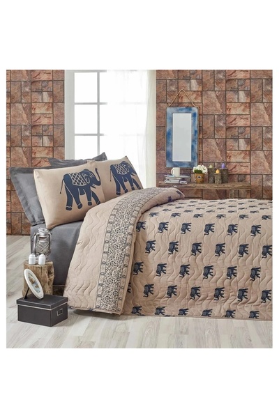 OEM L'essentiel Maison double quilted cover set, cotton/polyester, 200x220 cm...