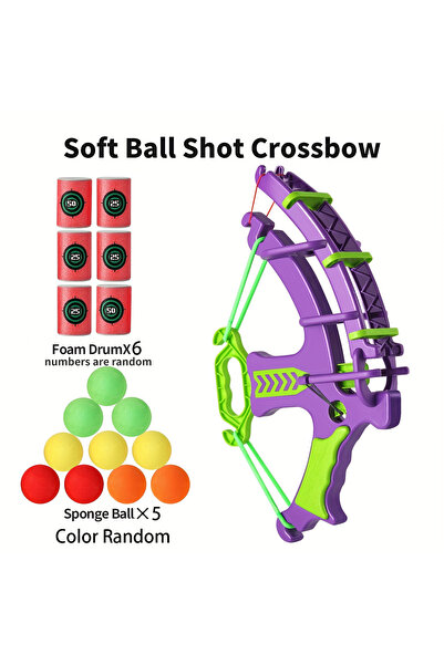 Choice PURPLE 1Set Soft Bullet Shooting Target Toy, Educational Shooting Soft...