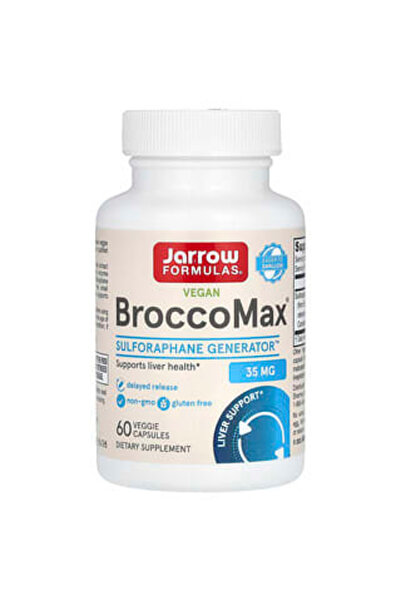 Vegan BroccoMax, 60 Sebze Kapsülü (Kapsül Başına 17,50 mg) -A