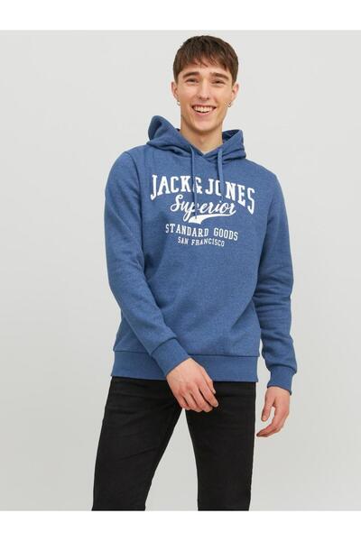 Jack & Jones Μπλούζα φούτερ "Logo Hood" ραφ