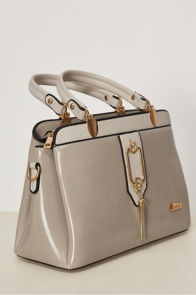 Alvina Faux Leather Bag with Tassel Detail 2239