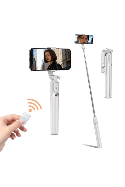 Concord 3 in 1 Bluetooth Selfie Stick Tripod Remote Control Phone Holder Mono...