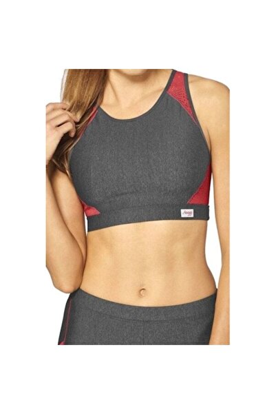 SLOGGI Bra, Women Move Fly Top, grey, S
