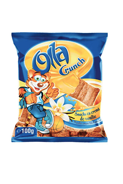 OEM Olla crunch με κρέμα βανίλιας 3 τεμάχια*100γρ