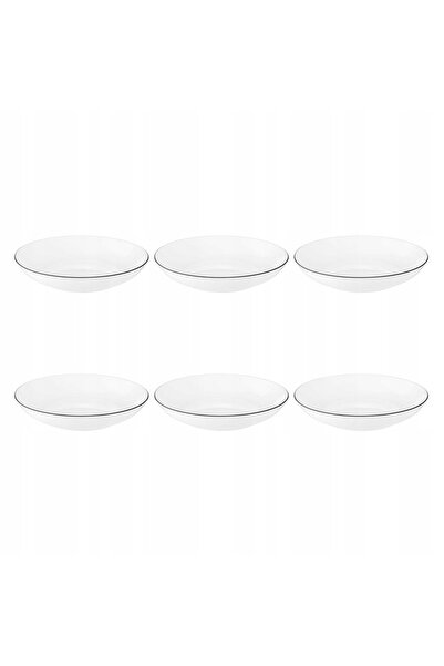 Seltmann- Weiden Bavaria SELTMANN LIDO BLACK LINE Set de 6 farfurii de supă 2...