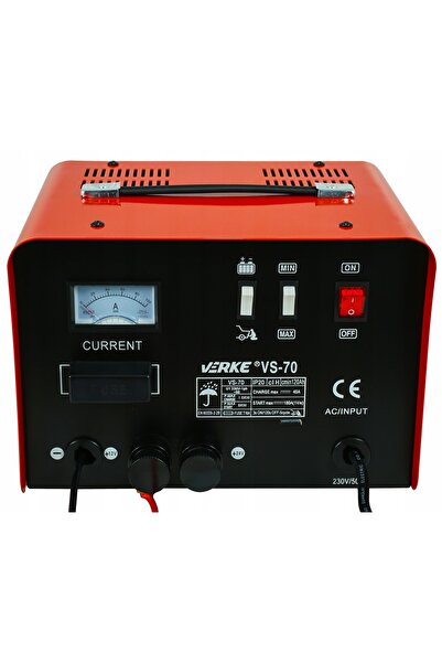 VERKE ÎNCĂRCĂTOR DE BATERIE AUTO CU DEMAROR 12V 24V 40A