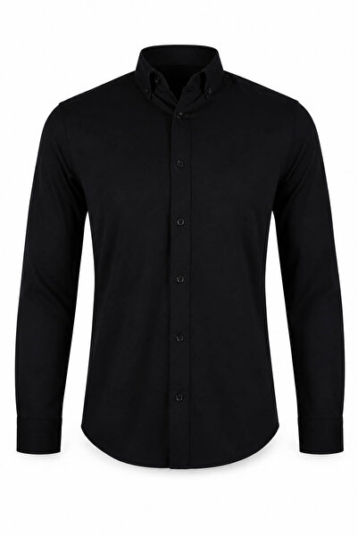 trender Jupiter Black Men's Shirt 27Kmt8000010