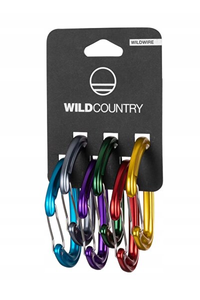 WILD COUNTRY Set de carabiniere Wildwire pentru cățărare pe rack, 6 bucăți