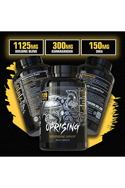 CENTURION LABZ Uprising Test Booster Daa Aspartic Acid Maca Fenugreek Tongkat...