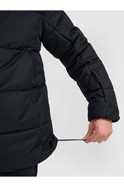 4F Geacă de schi pentru bărbați cu membrană și căptușeală sintetică, neagră