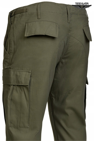 Mil-Tec Pantaloni bărbați militari BDU de luptă Rip-stop OLVIE SLIM FIT XXL