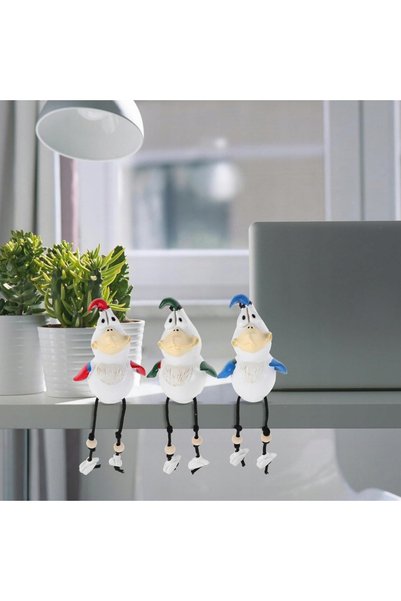 NO BRAND DECOR DE GRĂDINĂ FIGURINE AMUZANTE DE GĂINI DIN CERAMICĂ DECORATIVĂ,...