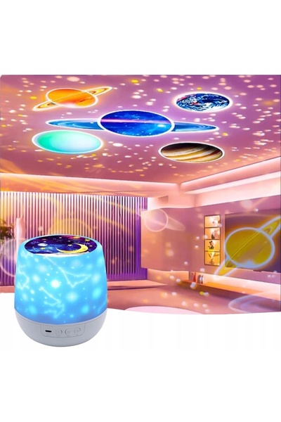NO BRAND LAMPĂ DE NOAPTE CU PROIECTOR DE STELE, ROTATIVĂ LA 360°, PROIECTOR P...