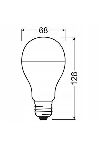Osram 3x E27 A68 19W = 150W 2452lm 4000K Neutru 200 Becuri LED °   VALOARE
