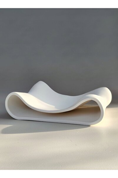 NO BRAND Mensa Home Decorativ Nori 29x20x9cm alb