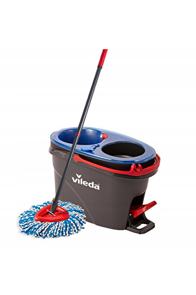 Vileda Set mop rotativ H2prO cu găleată cu două compartimente și 3 rezerve