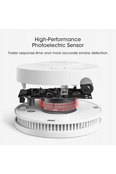 X-Sense Senzor detector de fum SD2J0AX Pachet de 2 unități Alb