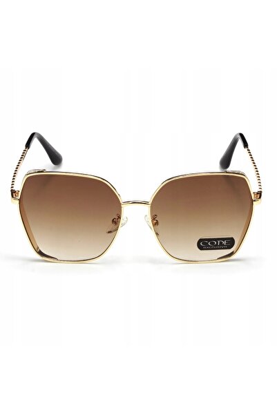 NO BRAND Ochelari de soare de damă, cu ramă metalică aurie, filtru UV400, cu ...