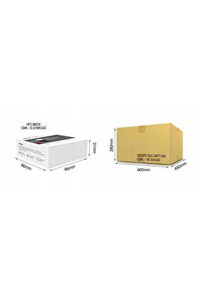 NO BRAND Telecomandă magnetică Milight cu 1 zonă, RGB+CCT, albă