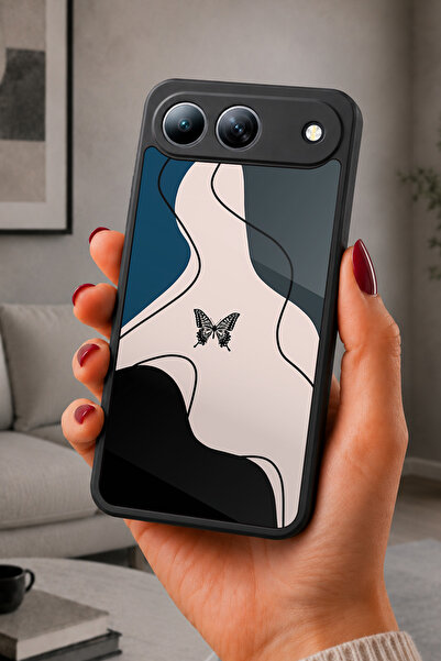 TECNO Spark 40 5G Uyumlu KelebekDövme Desenli Kamera Korumalı Darbelere Dayan...