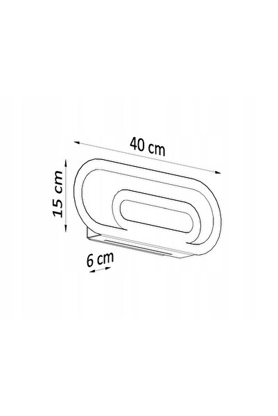 Sollux Lighting Aplică de perete albă modernă, lungă de 40 cm, pentru dormito...