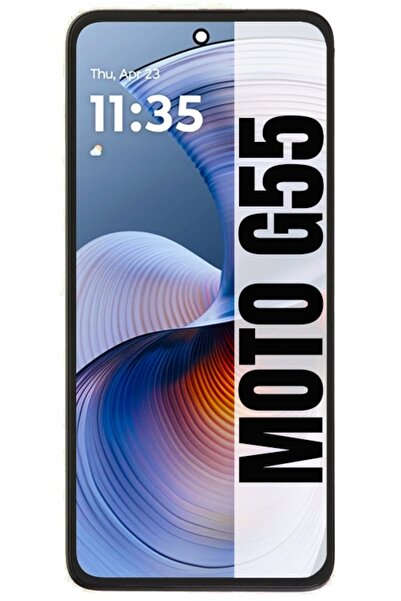 Motorola Ecran LCD ORIGINAL + Ramă pentru MOTO G55 XT2435