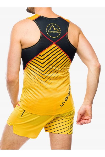 La Sportiva Tricou de alergare Slipstream Tank - galben/negru XL