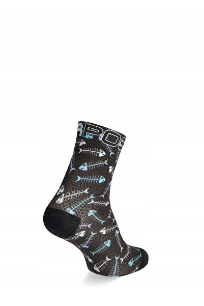 NO BRAND Șosete pentru femei Karpos Green Fire Socks – negru/albastru ombre/a...