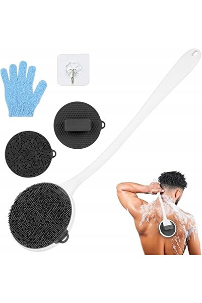 NO BRAND Perie de corp cu mâner lung pentru masaj și exfoliere