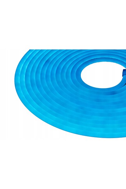 NO BRAND Bandă LED neon flexibilă albastră MW-NS-0612-B-12V | IP65 | 5 m