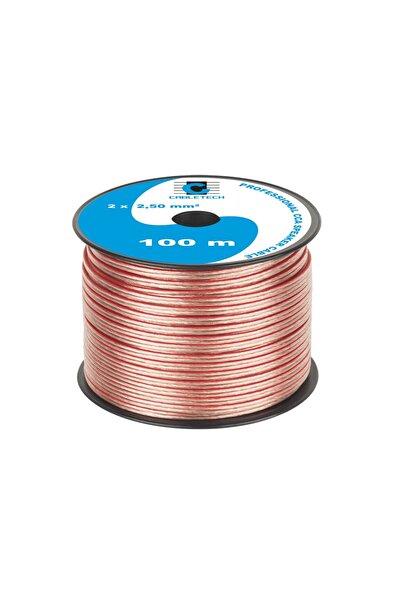 Cabletech Cablu 100m Cablu de alimentare bandă LED 2x2,5mm CCA