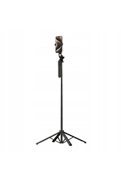 NO BRAND Selfie stick telescopic din aluminiu, trepied, filet 1/4'', telecoma...