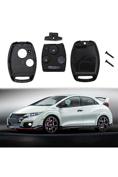 NO BRAND Husă cheie pentru telecomanda Honda Civic Jazz CRV Pilot, set de 2 b...