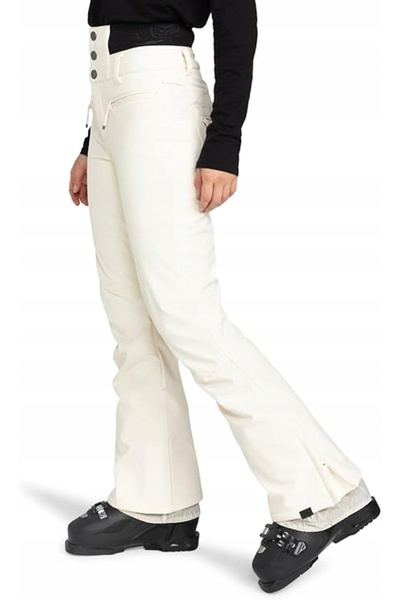 Roxy Pantaloni de snowboard/schi, albi, mărimea L 40, fără bretele