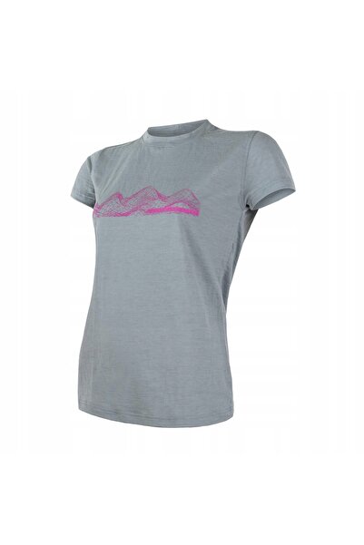 NO BRAND Tricou de damă Sensor Merino Active PT Tee S/S - gri munte XL