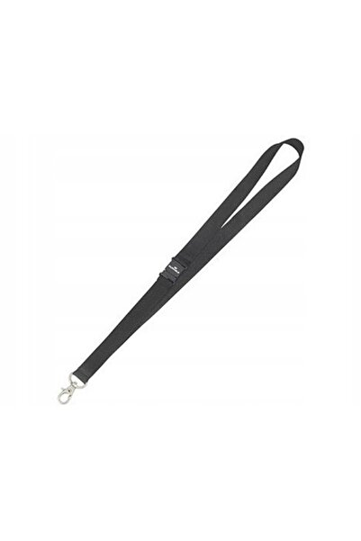 Durable Șnururi pentru ecusoane cu carabină, negre, 10 bucăți