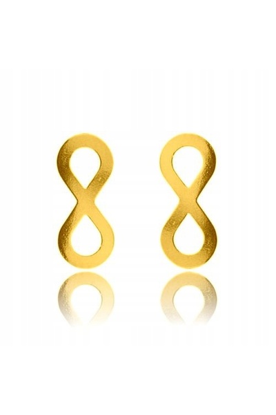 NO BRAND Cercei infinity din aur, argint 925