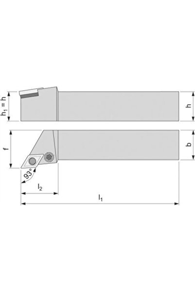 NO BRAND Sculă de strung Format 1111 1 buc.