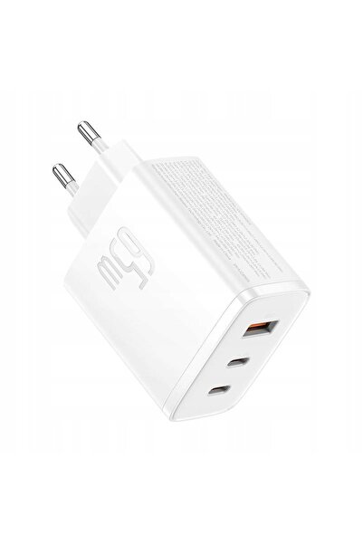 NO BRAND Adaptor de alimentare Baseus Cube Pro 65W 2x USB-C USB-A Alb