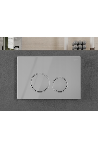Mexen FENIX AIR 05 Buton pneumatic pentru WC, cromat lucios