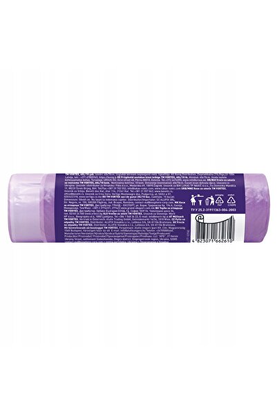 Vortex Pungi pentru gunoi rezistente, durabile, 60L, cu bandă adezivă puterni...